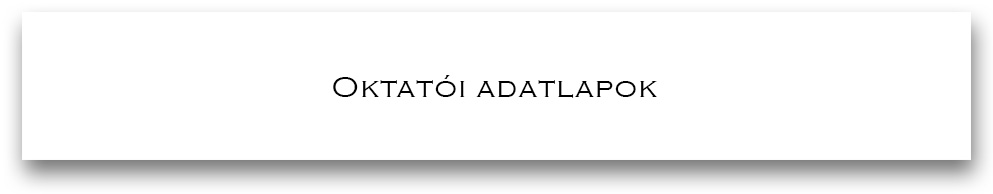 oktatói adatlap